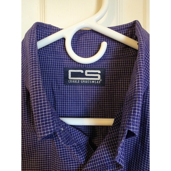 Washington Huskies Logo Mens Large Long Sleeve Button Up Purple Gold 100% Cotton - Picture 4 of 9